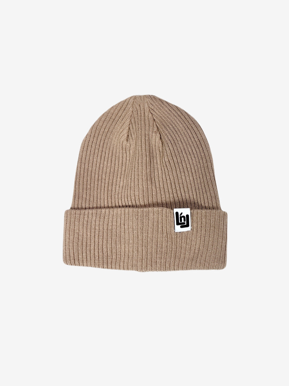 Cotton Knit Beanie (Khaki)