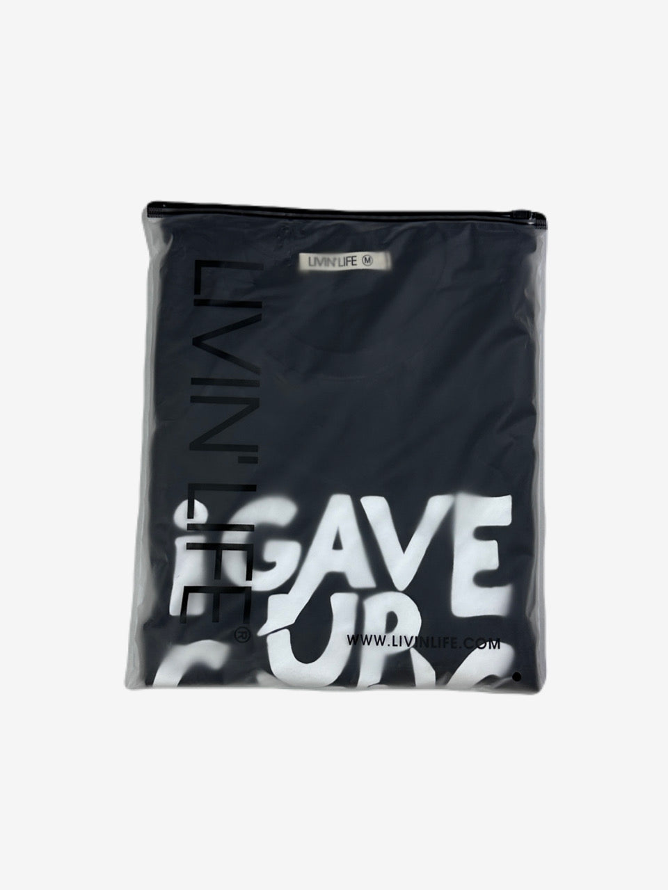 I Gave Up Giving Up® T-Shirt (Black / White)