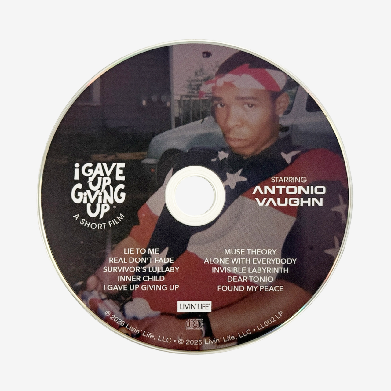 Antonio Vaughn – I Gave Up Giving Up (A Short Film) — CD
