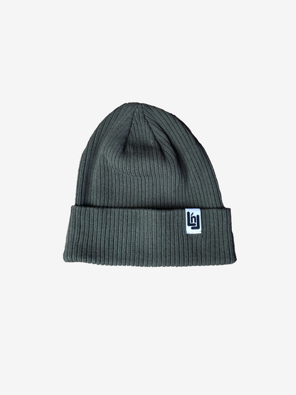 Rib-Knit Cotton Beanie