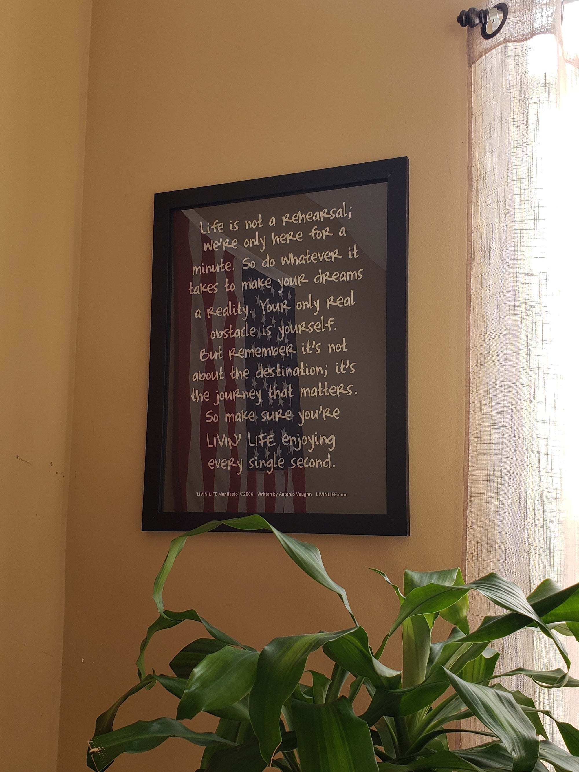 LIVIN' LIFE® Manifesto Print