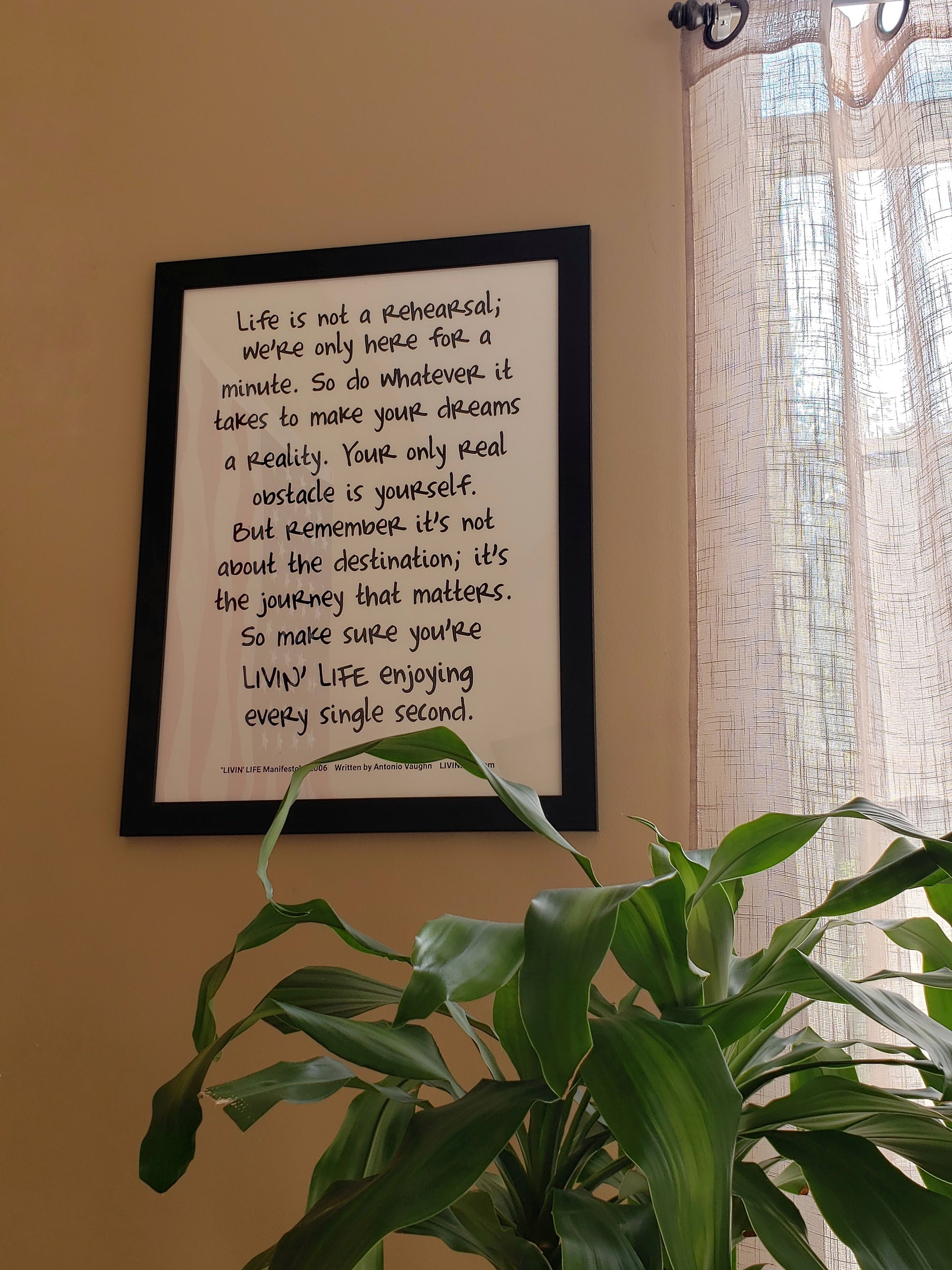 LIVIN' LIFE® Manifesto Print