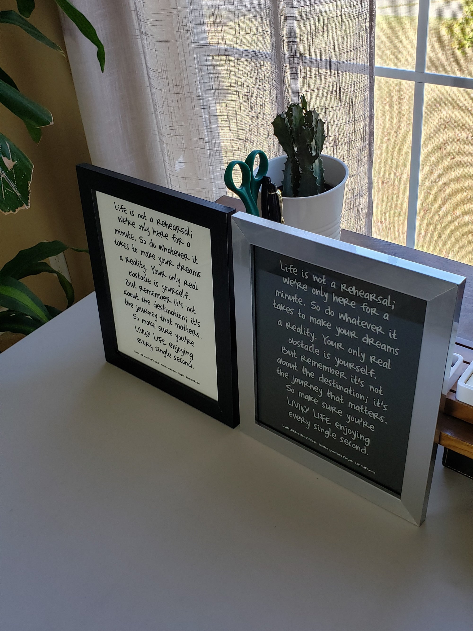 LIVIN' LIFE® Manifesto Print