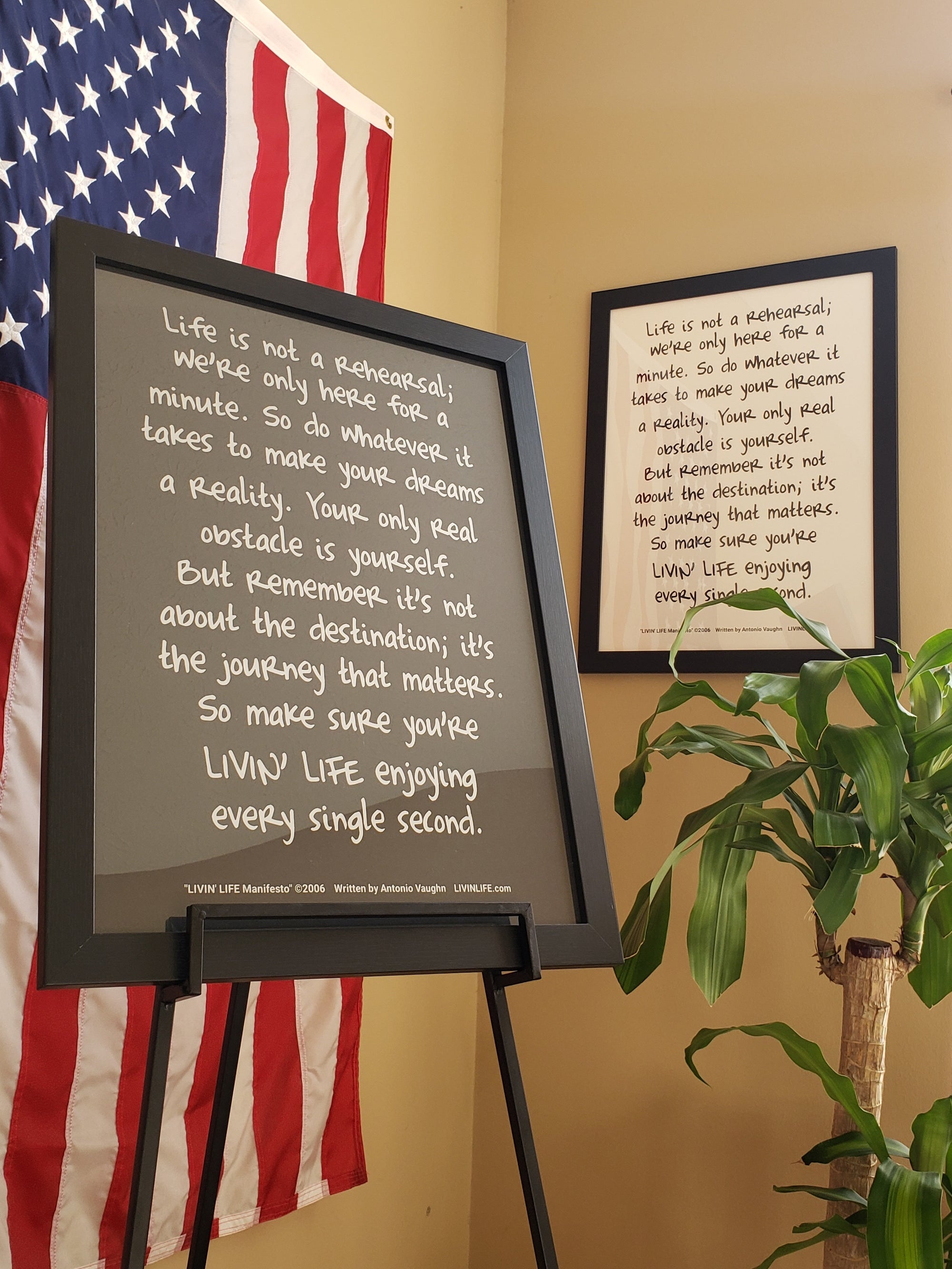 LIVIN' LIFE® Manifesto Print