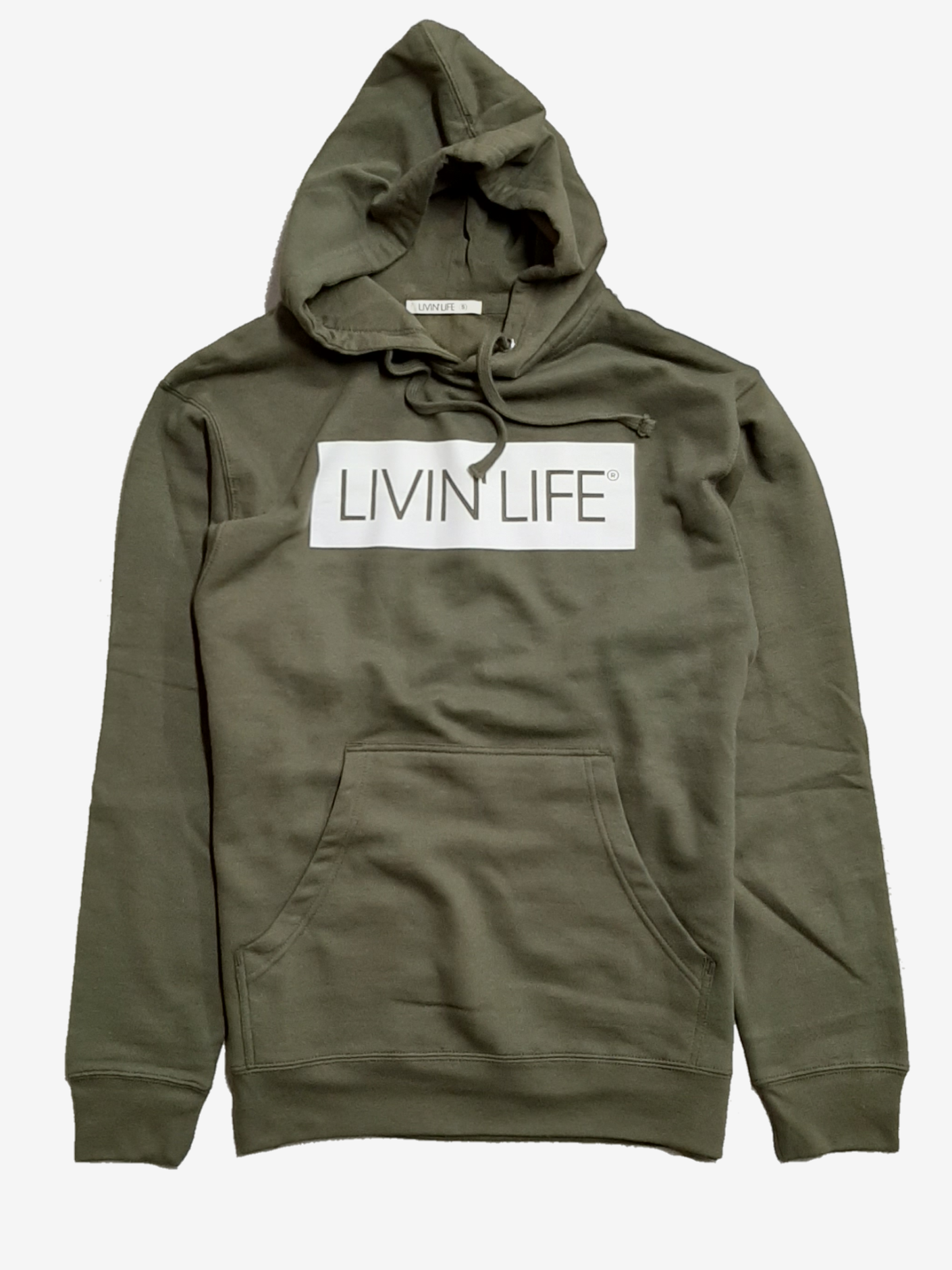 Signature Hoodie (Military Green / White)