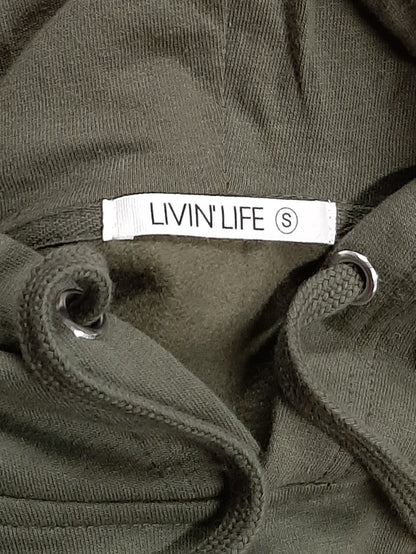 Signature Midweight Hoodie (Military Green / White)