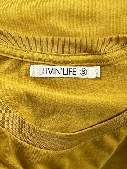 Essential T-Shirt (Mustard/White)