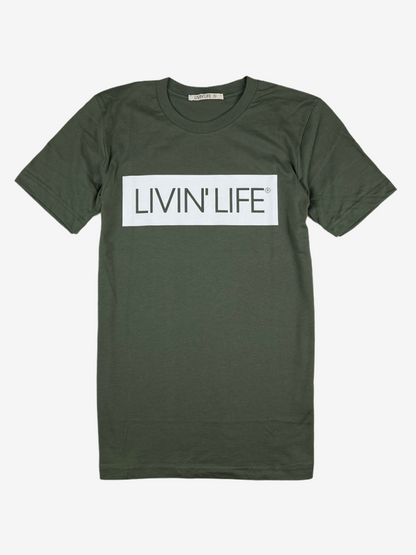 Signature T-Shirt (Military Green / White)