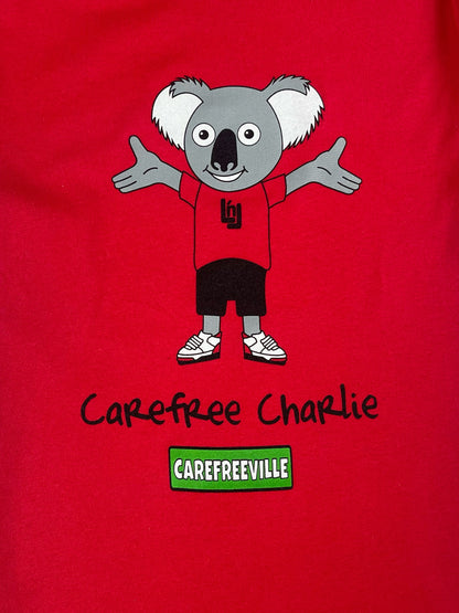 Kids' Carefreeville® "Carefree Charlie" T-Shirt (Red)