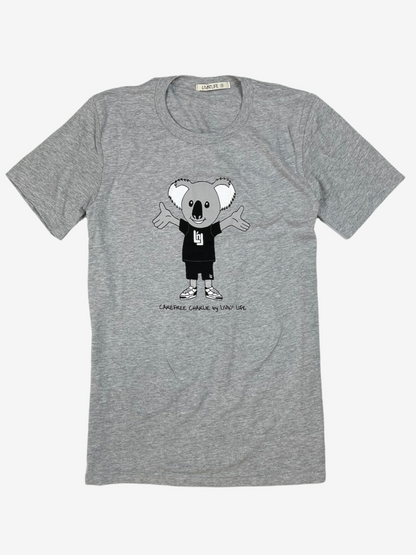 Carefree Charlie™ T-Shirt (Heather Grey)