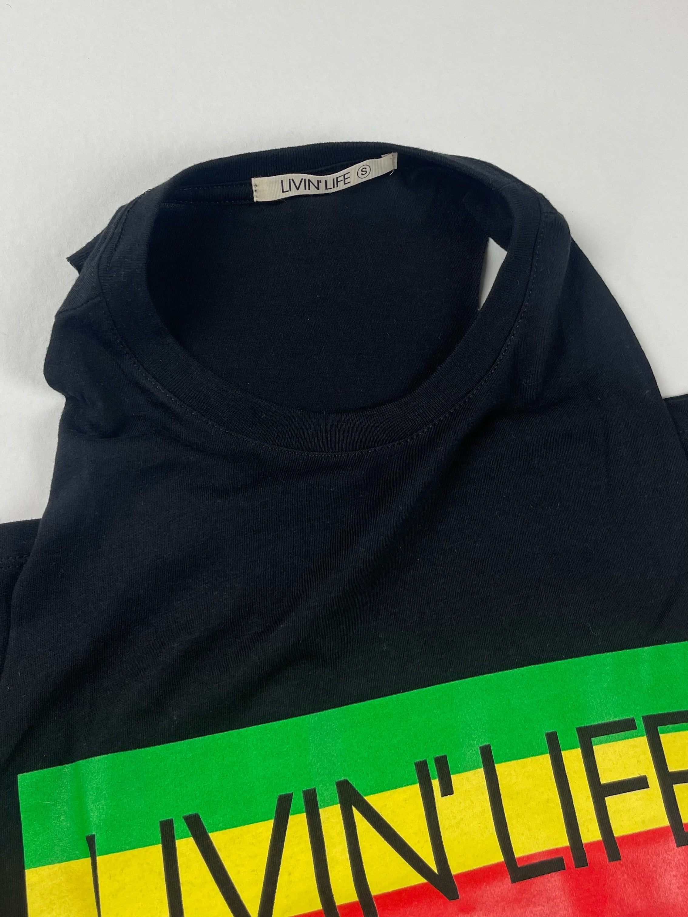 Signature Cropped Racerback Tank (Black / IRIE)