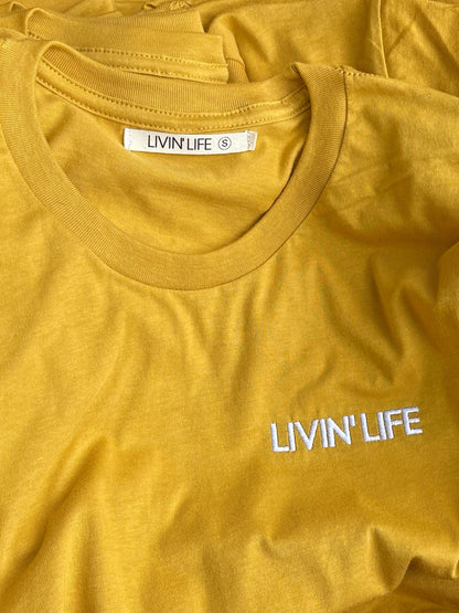 Essential T-Shirt (Mustard/White)