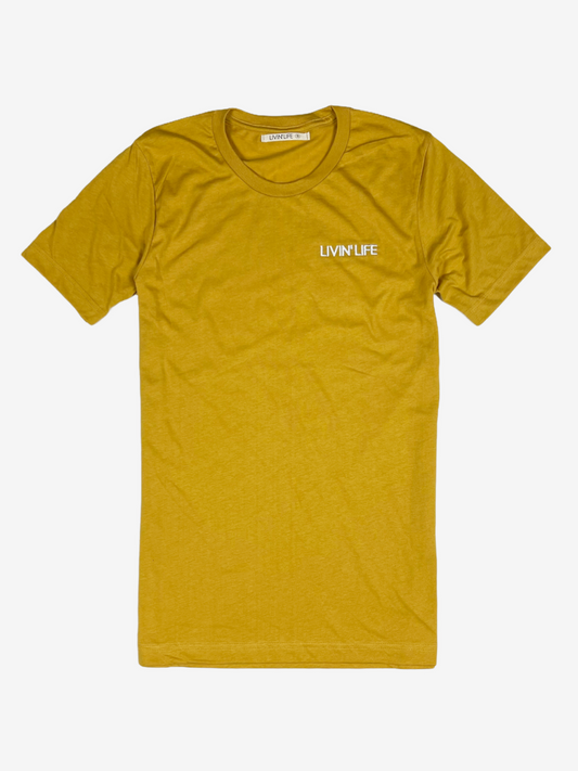 Essential T-Shirt (Mustard/White)