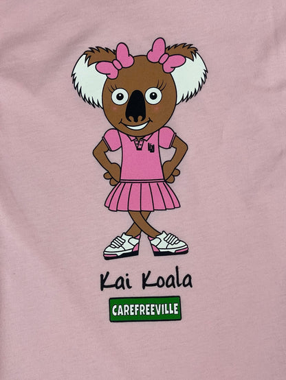 Kids' Carefreeville® "Kai Koala" T-Shirt (Pink)
